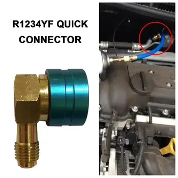 

R1234YF Automotive Air Conditioning Refrigerant Plus Fluoride Quick Connector Simple Liquid Connection Nozzle Connector