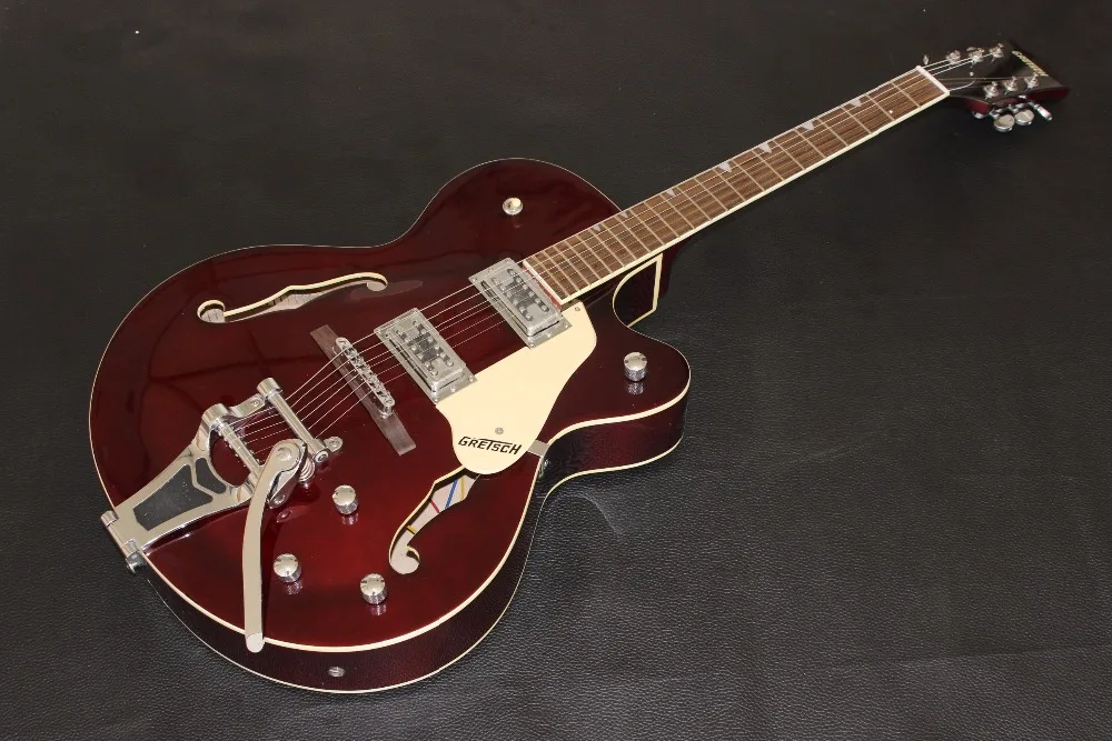 Hot Selling Cheap Price Flamed Maple Top Gretsch Guitar G Jazz Electric