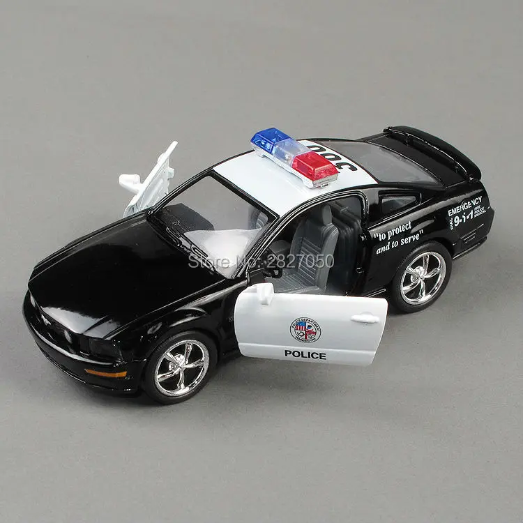 KiNSMART 1:38 2006 Mustang GT полицейская игрушка машинка литая под давлением модель автомобиля коллекция игрушек подарок для мальчиков детей