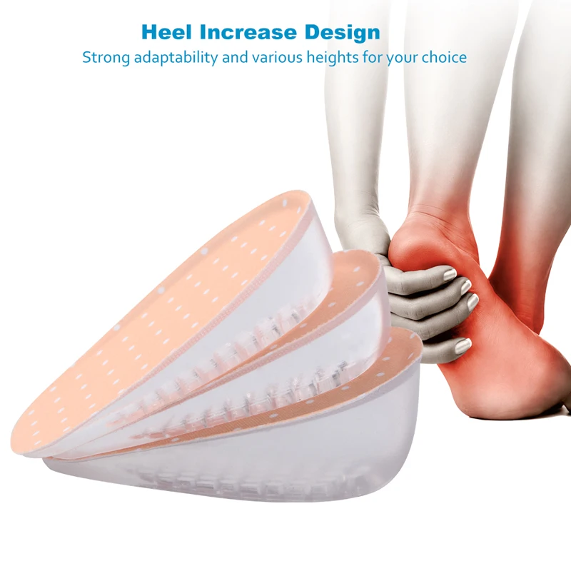 Gel Stealth Increased Half Heel Insoles for Men and Women Insole