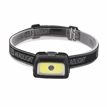 

4 Colors 2LEDs Waterproof Mini Headlight Headlamp COB+LED 3-Mode Light-weight Mini Head Lamp Torch Lantern For Camping Cycling
