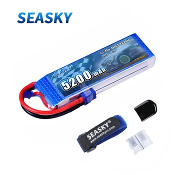

SEASKY lipo Battery 7.4V 5200mAh 60C RC battery lipo 7.4V Battery XT60 for FPV drone car bateria lipo