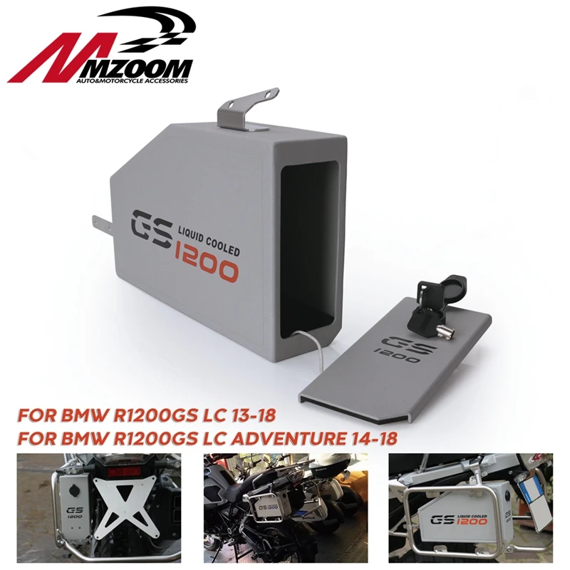 

For BMW R1200GS LC Adventure R 1200 GS Tool Box 2014-2018 Decorative Aluminum Box Toolbox 5 Liters for Left Side Bracket 2013-18