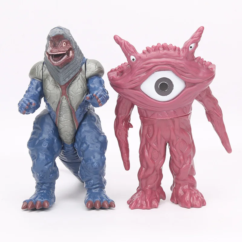 

2pcs super heroes Kaiju Ultraman Gaia Action Figure Model Toy