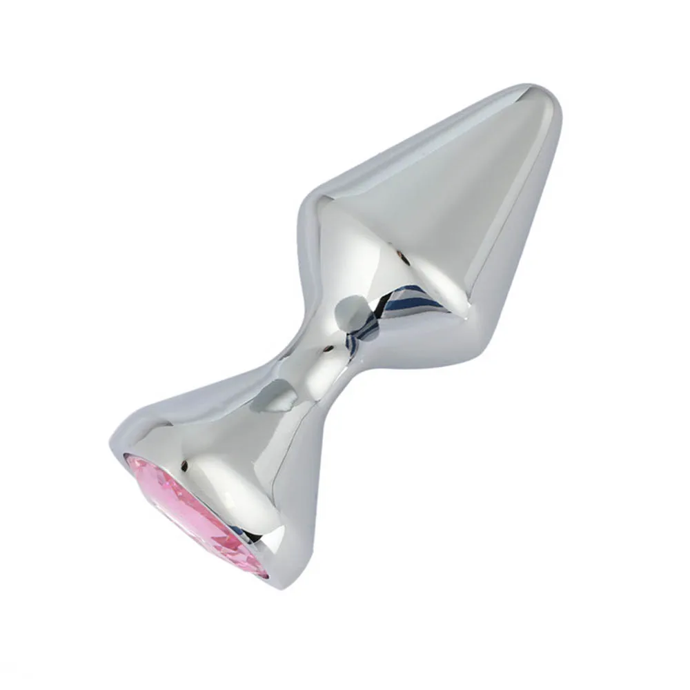 Anal Beads Stainless Steel Metal Heart Anal Plug Dildo Prostate Massager Erotic Sex Toys Products B