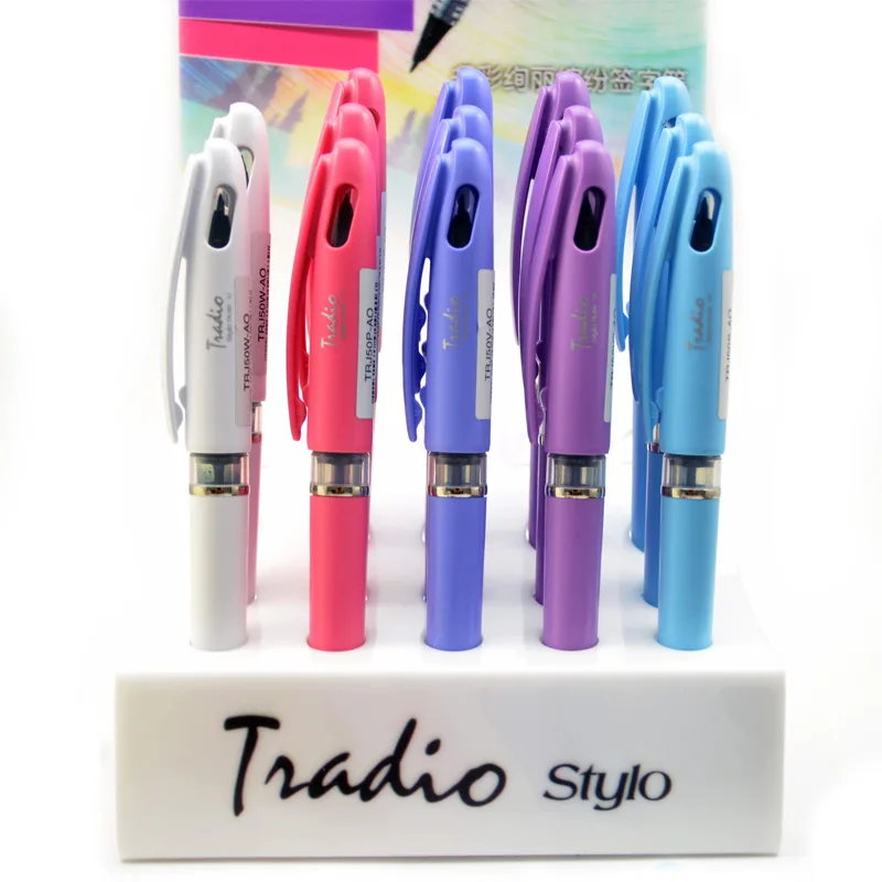 

Japan Imports Pentel TRJ50 Signing Pen High-grade Thick Black Soft Head Creative Gel Pen Student Sketching Pen Sketch Com 1PCS