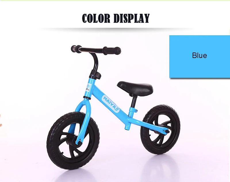 Новый детский двухколесный велосипед Скутер детский ходунки 10 дюймов велосипед без педалей ездовые игрушки Детский велосипед портативный