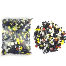 SEKINEW 200 шт Универсальный разный авто крепеж автомобильный бампер зажимы фиксатор автомобильный заклепки аксессуары для интерьера украшения