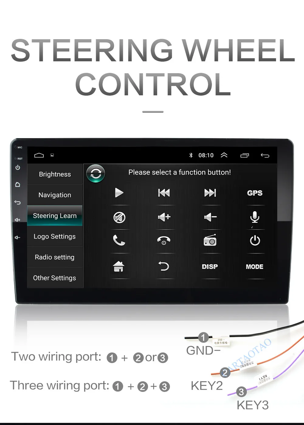 Для Hyundai Solaris Verna 2 Din Android 8,1 OS автомобильный навигатор Радио стерео видео мультимедийный плеер поддерживает зеркальное соединение wifi DAB
