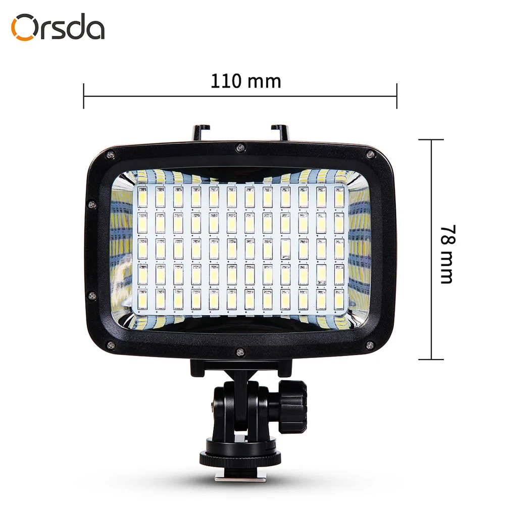 Orsda Gopro ضوء الغوص LED الفيديو الضوئي 40 M للماء تحت الماء LED التصوير كاميرا تلفزيونات الدوائر المغلقة الإضاءة LED في الهواء الطلق كاميرات مصباح Orsda Gopro ضوء الغوص LED الفيديو الضوئي 40 M للماء تحت الماء LED التصوير كاميرا تلفزيونات الدوائر المغلقة الإضاءة LED في الهواء الطلق كاميرات مصباح