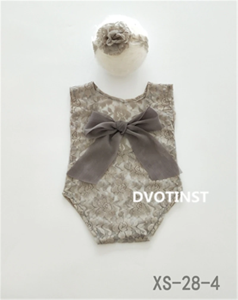 Dvotinst Newborn Fotografia Adereços Bonnet Rendas Outfits Calças Chapéu Bandana Roupas Acessórios Studio Shoot Foto Prop 11 Mamãe e Bebê