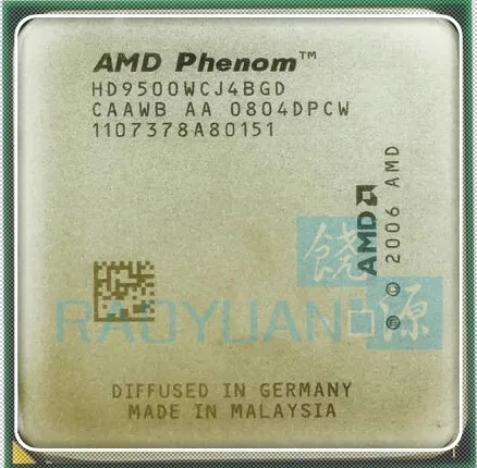 

AMD Phenom X4 9500 2.2 GHz Quad-Core CPU Processor HD9500WCJ4BGD Socket AM2+