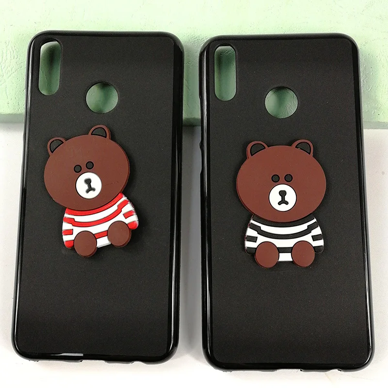 

Soft Tpu Phone Case For Huawei Honor 8X Cases Honor8X Full Cover Diy Bear Rabbit Silicon Fundas For Huawei Honor 8X Phone Sheer
