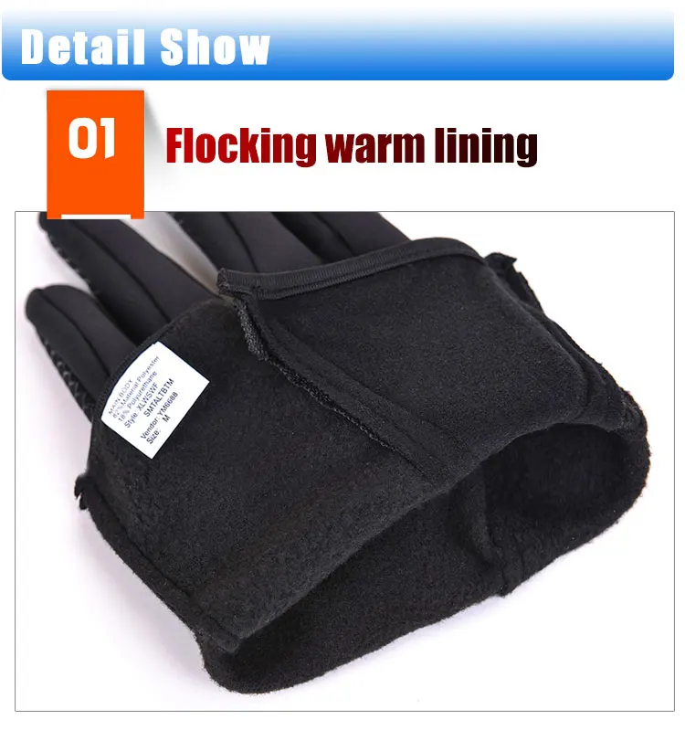 Камуфляжные Водонепроницаемые зимние теплые перчатки, ветрозащитные уличные перчатки, утолщенные теплые варежки, перчатки для сенсорного экрана, мужские перчатки для велоспорта унисекс