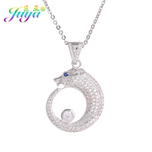 Aliexpress Dropshipping Animal Necklace Micro Pave Zircon Leopard Dragon Tiger Pendant Necklace For Women Men Punk Jewelry