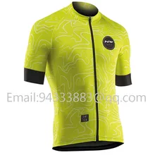 NW 2019 new style men short sleeve cycling jersey summer bike tights triathlon team sportswear outdoor mtb ropa ciclismo custom