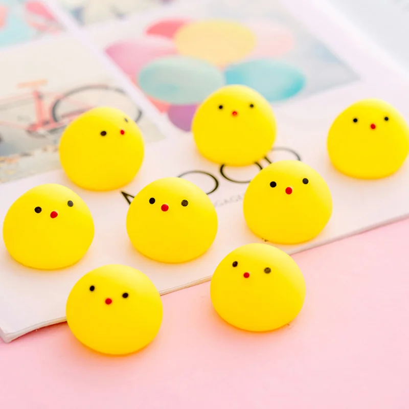 

2Pcs Fashion Creative Gift Seal Decompression Toy Decompression Ball Vent Squeezing Tabletop Ornaments Yellow Small Animals