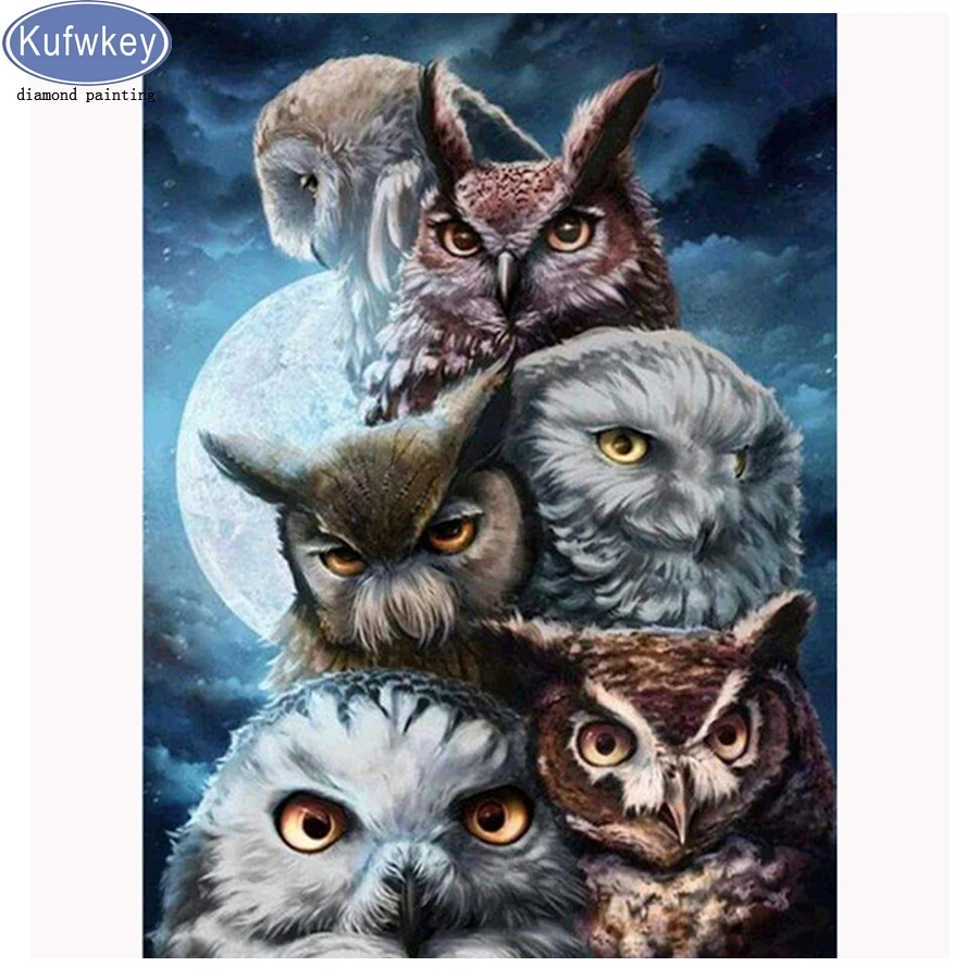 

full,square,Diamond Embroidery,owl,christmas gift,diy Diamond Painting Cross-Stitch,5D Diamond Mosaic,Decoration home,Needlework