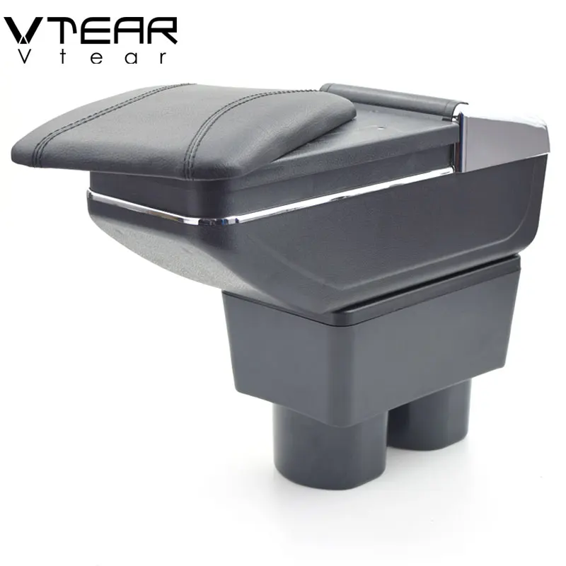 Vtear для Nissan Sentra/Sylphy Автомобильный подлокотник кожаный вращающийся ящик хранения