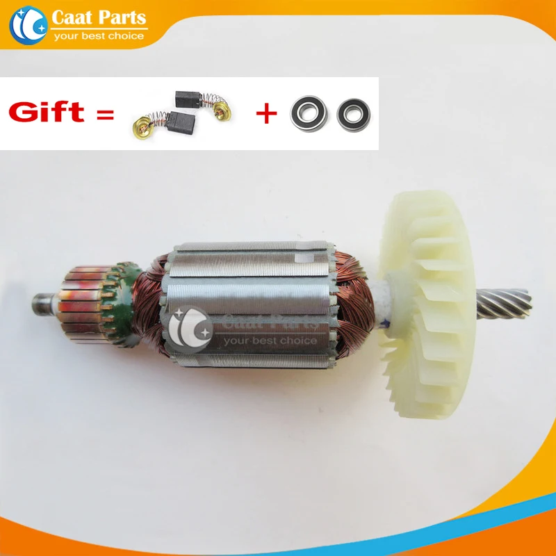 AC 220-240V 9-Teeth Drive Shaft Electric Circular saw Armature Rotor for Makita 5704R 5704RK 516489-7 5806B 518629-3 5pcs 40 teeth bore 5mm ender 3 pro extruder gear wheel brass drive gear wrench kit for ender 3 cr 10 cr 10s 3d printer parts