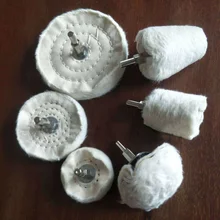 Горячая 6 шт./компл. ватный диск полированное шлифовальное Колесо обода автомобильный мотоцикл сверлильный набор JLD