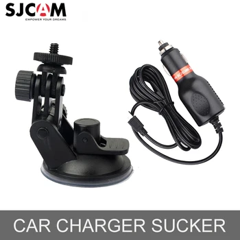 

Original Car Charger + Suction Cup Bracket Car Kit For Sjcam Sj6 Legend Sj7 Star Sj360 Sports Action Camera Holder Accessories