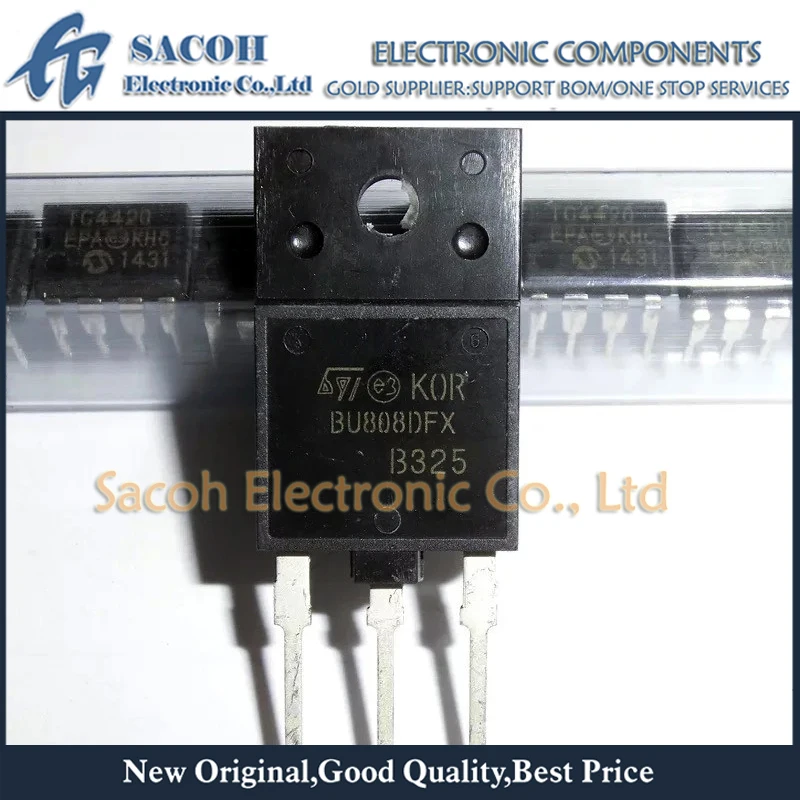 New Original 10PCS/Lot BU808DFX BU808DFI BU808DF BU808 TO 3PF 8A 1400V ...