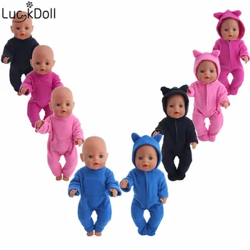 

Luxury Family Pajamas Fit 18 Inch American 43cm Baby Doll Clothes Accessories, The Best Christmas Gift For Children