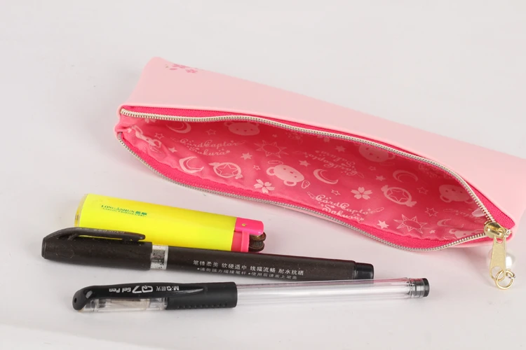 MSMO Anime CardCaptor Sakura Cosplay The Clow Long Zip Coin Purses Kinomoto Sakura Clow Card Wallet Purse 5