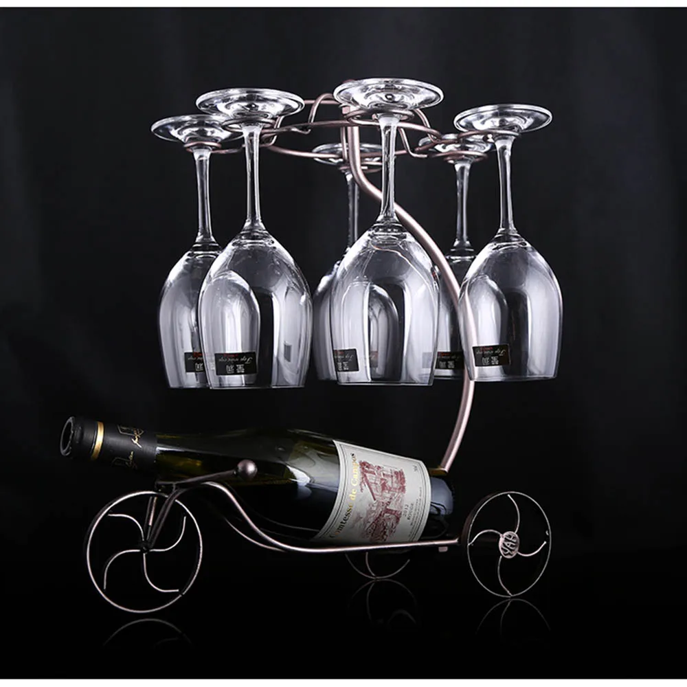 Декоративные вешалки, держатель для винных бутылок, подвешиваемые вверх дном чашки, витрина, железная подставка для вина, художественный дизайн KC1283