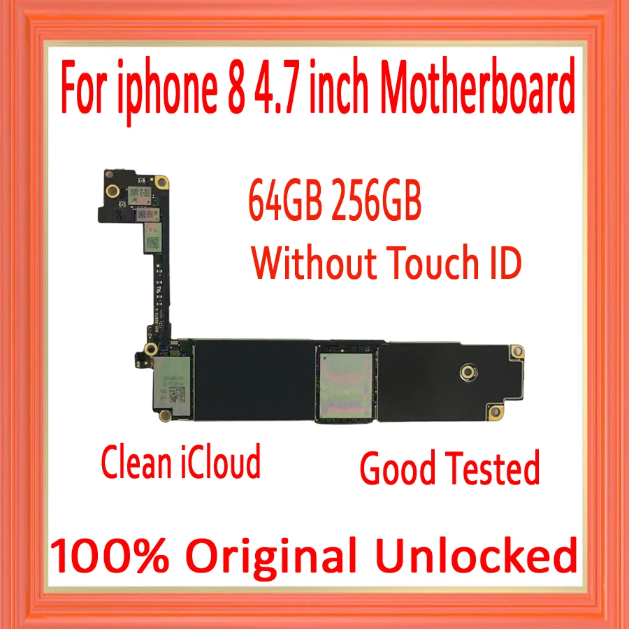 Заводская разблокированная материнская плата для iPhone 8 64 Гб/256 ГБ 100%