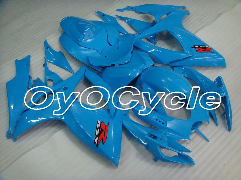

For 06-07 Suzuki GSXR600 GSXR750 K6 K7 GSXR 600 750 Injection Motorcycle ABS Fairing Bodywork Kit 2006 2007 Sky Blue
