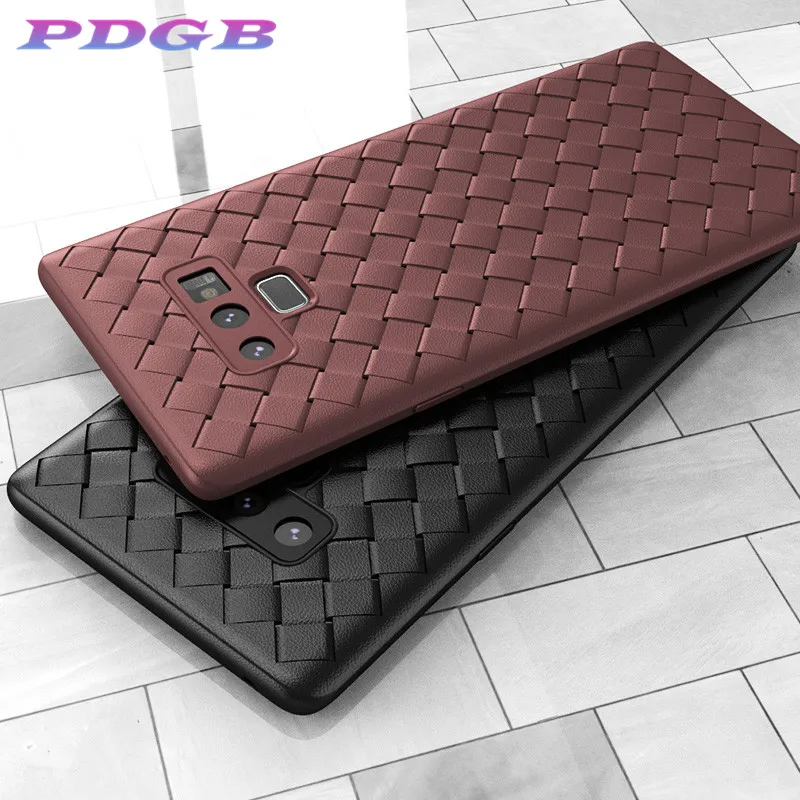 

Weave Grid Phone Case For Samsung galaxy S10 S9 S8 Plus Note 9 8 M10 M20 M30 M40 A10 A30 A40 A50 A60 A70 Cases Soft Woven Cover