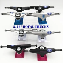 2015 Free Shipping Original ROYAL Skateboard Trucks 5.25 Skate Trucks Aluminum Skate Board Trucks Caminhao original 5 25 royal mike motruck for skateboarding made by aluminum with spitfirie logo cool black truck skate board