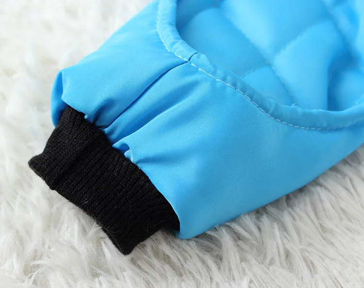 Waterproof Fashion Pet Clothes Large pocket Thick Pet Jumpsuit Coat With Hooded Windproof Winter Outdoor Cotton Pet Apparel XS-XXL11