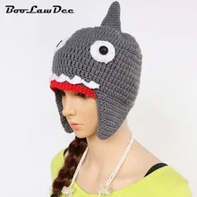 Boolawdee характер ручной работы крючком шапка зимние шапочки мягкая теплая шапка смешной костюм праздник подарок Универсальный Размер m093