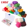 Kit de aguja para fieltro para principiantes LMDZ, herramientas de fieltro con 36 colores, suministros de fieltro de lana, hilado de fibra de lana para hilado a mano DIY ► Foto 1/6