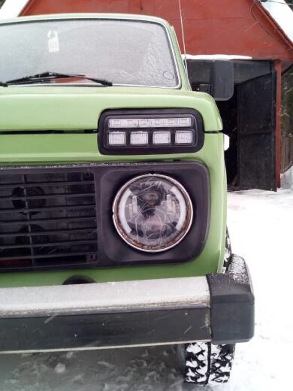 LED Daytime Running Lights for Lada Niva 4x4 1 set  2 pcs with Running Turn Signal Car Styling Accessories Tuning DRL (69)