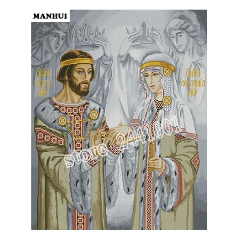 

Needlework DIY 5D Square Diamond painting,Diamond embroidery,3D Diamond cross stitch Rhinestone mosaic Religious Figure MH001