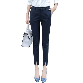 

Wmswjh Summer Fahion OL Lady Casual Pants Women trousers 2019 Spring Pencil Harem Pants Female Formal Suit Pants S-2XL ON478