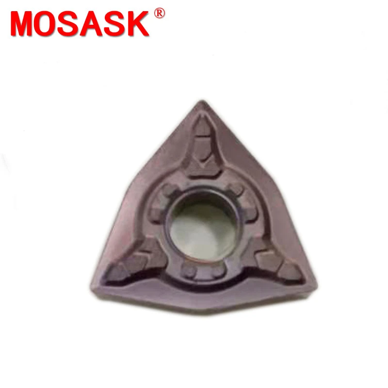 

Mosask WNMG080404-MSF ZP1521 Tungsten steel Hard Alloy CNC Lathe Stainless Steel Process Carbide Insert
