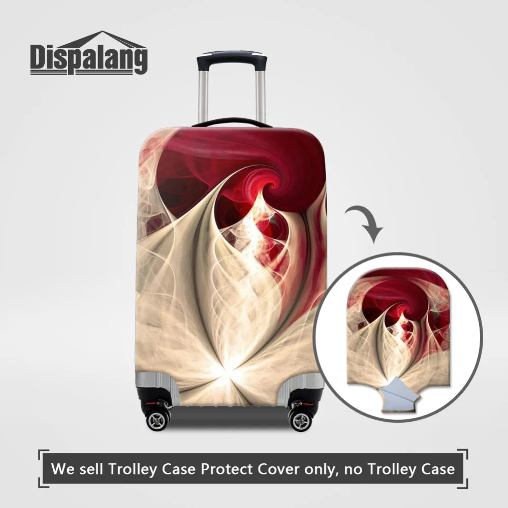 Dispalang дорожный багажный чехол полосатый эластичный чемодан протекторы для 18-30 дюймов чемодан Крышка с молнией