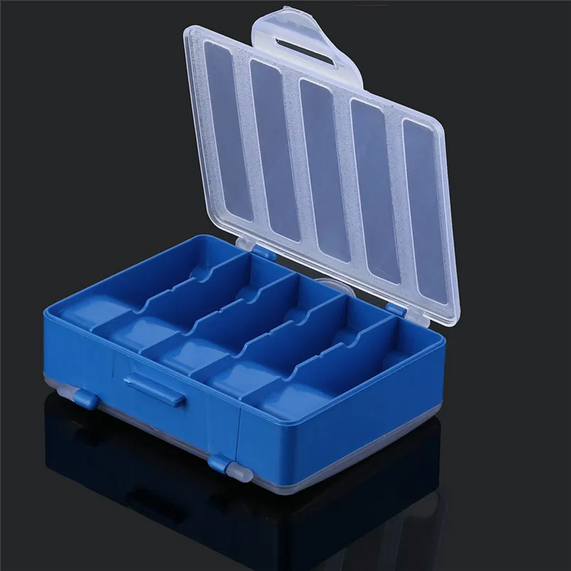 

2017 Outdoor fishing lures storage case 10 Grid Fishing Gear Box Bait Bait Hook Storage Small Box Fishing Box