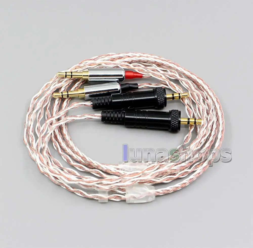

LN006392 Hi-res Silver + OCC Alloy Earphone Headphone Cable For sony PHA-3 MDR-Z7 MDR-Z1R MUC-B20SB1 B30UM1