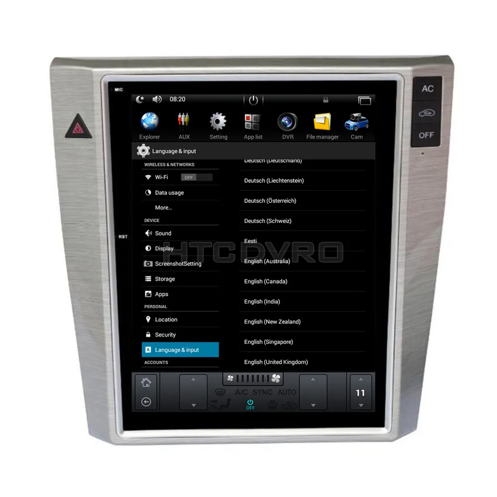 Clearance YMODVHT 10.4inch Telsa Style Vertical Screen Quad Core Android 7.1 2GB RAM Car DVD GPS for VW Magotan CC 2012-- RDS Radio Audio 17