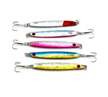 

Hot Sale 30PC 25g 6cm Metal Lure Fishing Spoon Freshwater Fishing Hard Lure Jig Fishing Tackle Metal Jigging