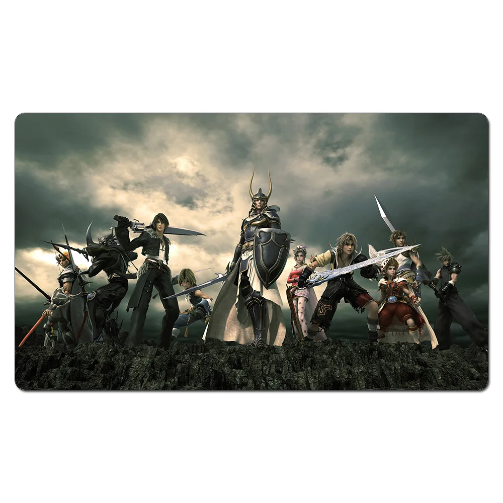 Dissidia_final_fantasy Playmat настольные игры TCG Final Fantasy игровой коврик, пользовательские Дизайн ковер настольная игра площадку с бесплатной Playmat сумка