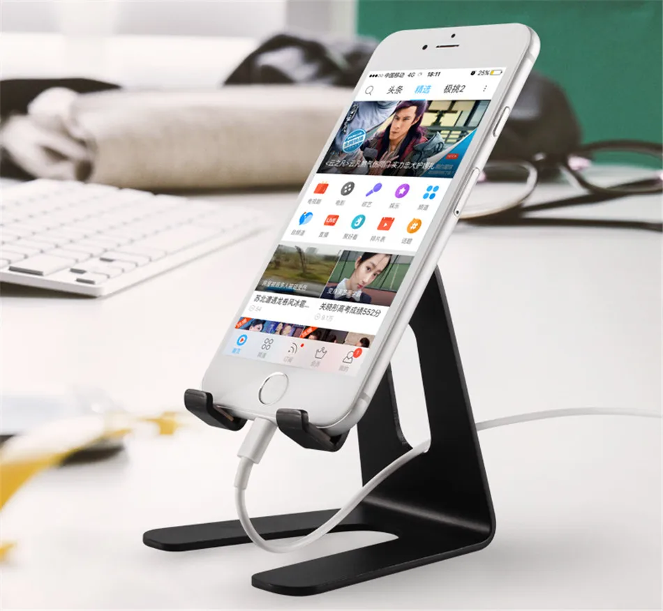 Universal Metal Mobile Phone Stands Holders For iPhone X 7 8 Plus For Samsung S9 Plus For Huawei p20 For Xiaomi Holders Stand  (15)