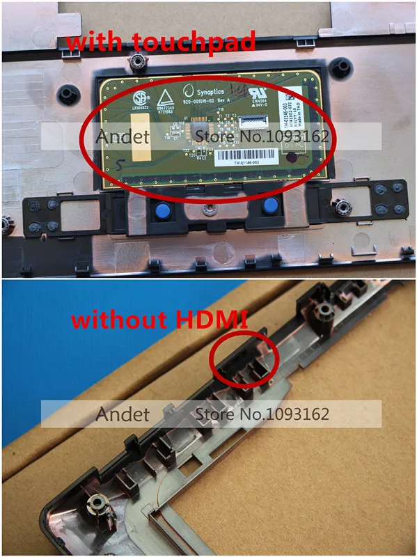 Чехол для lenovo G570 G575 нижняя базовая Крышка HDMI и Упор для рук верхний чехол тачпад AP0GM000A10 AP0GM000920 AM0GM000400 - Цвет: W TP WO HDMI