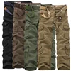Pantalones militares de carga para hombre, pantalón táctico suelto holgado, informal, de algodón, con múltiples bolsillos, talla grande ► Foto 2/6